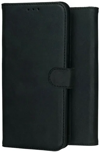 Rosso Deluxe Samsung Galaxy A16 Hoesje Echt Leer Book Case Zwart afbeelding 10