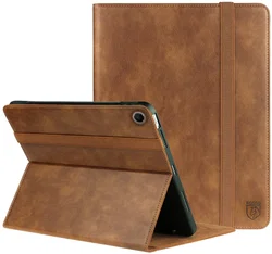 Rosso Element Lenovo Tab Plus Hoes Book Case Bruin afbeelding