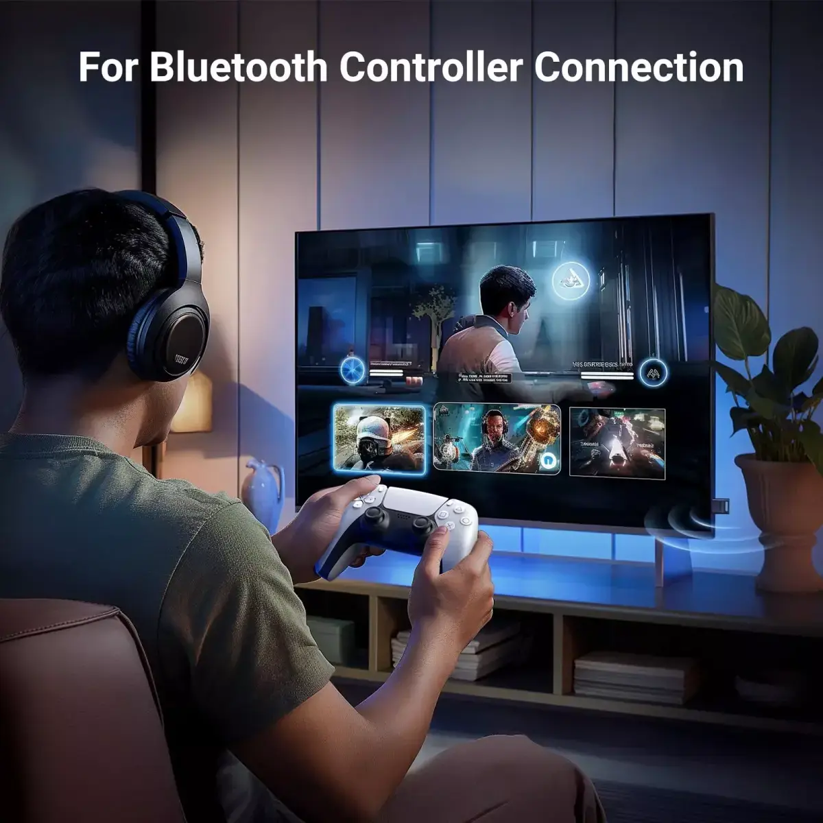 UGREEN USB-A Adapter Bluetooth 5.3 Receiver Zwart afbeelding 8