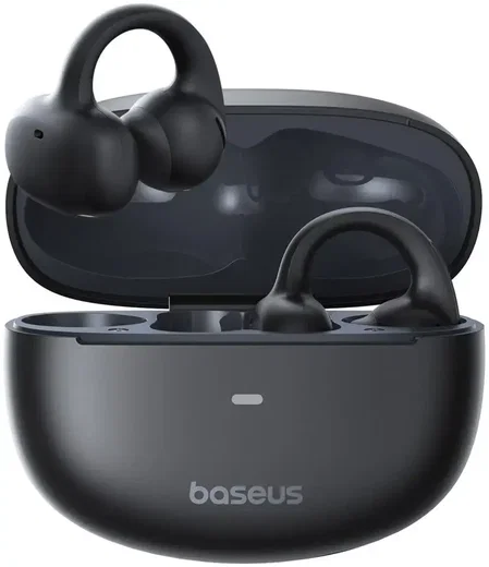 Baseus Bowie MC1 Open-Ear Draadloze Oortjes Bluetooth 5.4 Zwart afbeelding 1