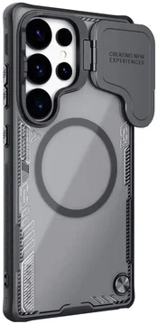 Nillkin IceBlade Prop Samsung Galaxy S25 Ultra Hoesje MagSafe / Qi2 Zwart