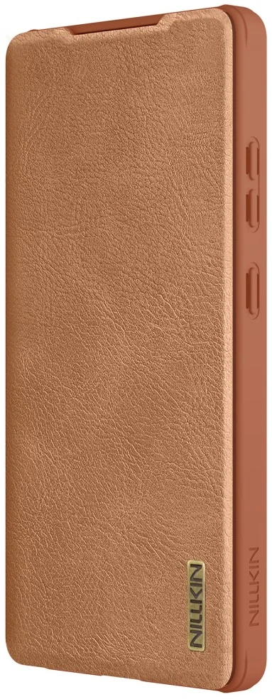 Nillkin Qin Pro Samsung Galaxy S25 Hoesje Book Case met Camera Slider Bruin afbeelding 12