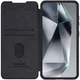 Nillkin Qin Pro Samsung Galaxy S25 Plus Hoesje Book Case met Camera Slider Zwart afbeelding 1