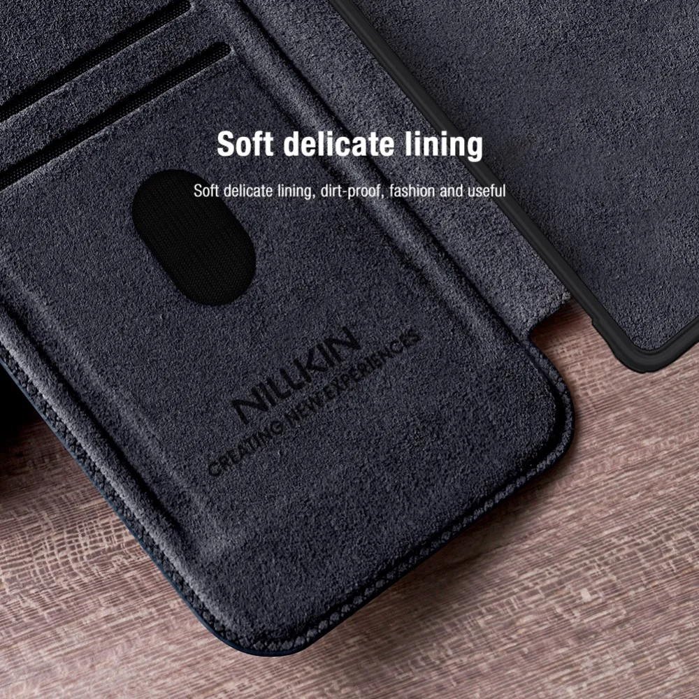 Nillkin Qin Pro Samsung Galaxy S25 Ultra Hoesje Book Case Camera Slider Zwart afbeelding 4