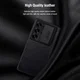 Nillkin Qin Pro Samsung Galaxy S25 Ultra Hoesje Book Case Camera Slider Zwart afbeelding 5