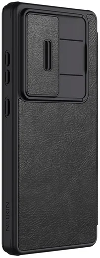 Nillkin Qin Pro Samsung Galaxy S25 Ultra Hoesje Book Case Camera Slider Zwart afbeelding 7