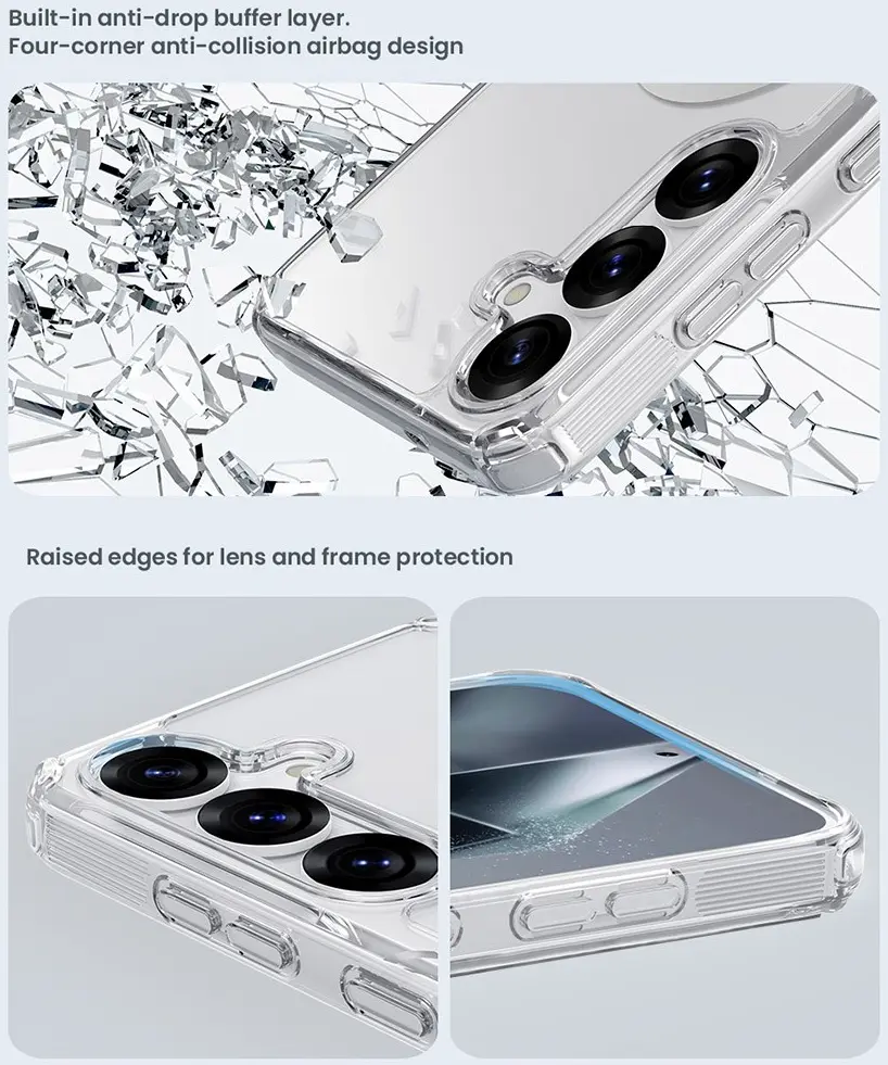 Nillkin Nature Pro Samsung Galaxy S25 Hoesje MagSafe / Qi2 Back Cover Wit afbeelding 6