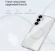 Nillkin Nature Pro Samsung Galaxy S25 Hoesje MagSafe / Qi2 Back Cover Wit afbeelding 8