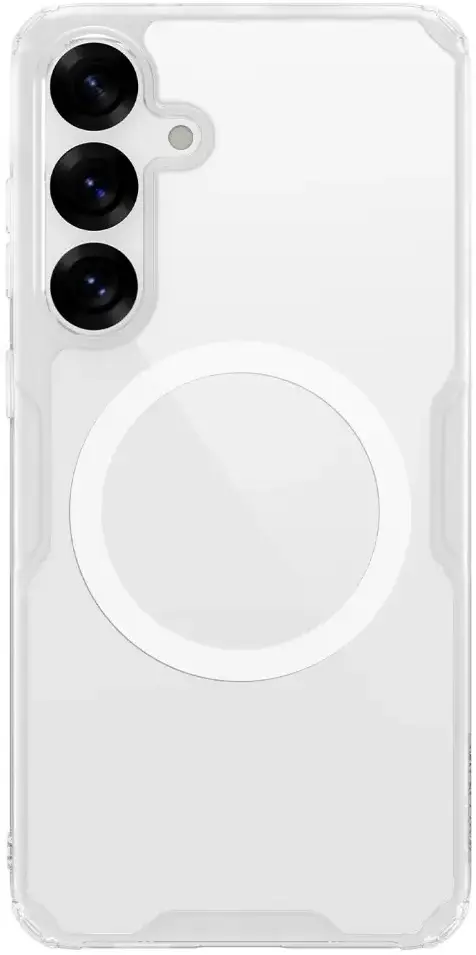 Nillkin Nature Pro Samsung Galaxy S25 Plus Hoesje MagSafe / Qi2 Back Cover Wit afbeelding 1