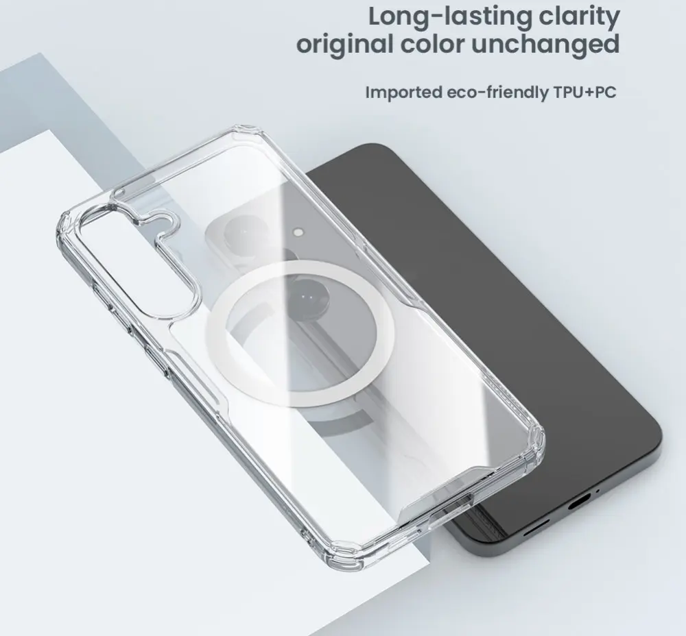 Nillkin Nature Pro Samsung Galaxy S25 Plus Hoesje MagSafe / Qi2 Back Cover Wit afbeelding 5