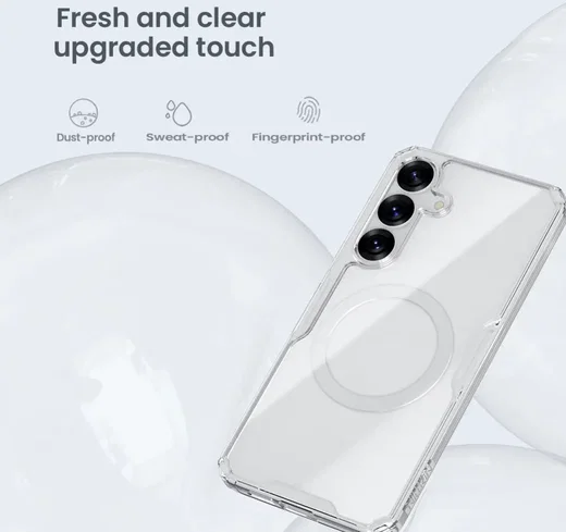 Nillkin Nature Pro Samsung Galaxy S25 Plus Hoesje MagSafe / Qi2 Back Cover Wit afbeelding 8
