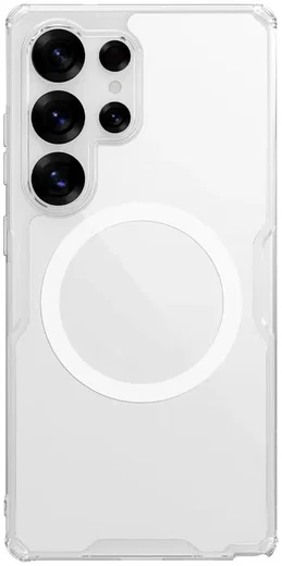 Nillkin Nature Pro Samsung Galaxy S25 Ultra Hoesje MagSafe / Qi2 Back Cover Wit afbeelding 1