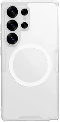 Nillkin Nature Pro Samsung Galaxy S25 Ultra Hoesje MagSafe / Qi2 Back Cover Wit afbeelding