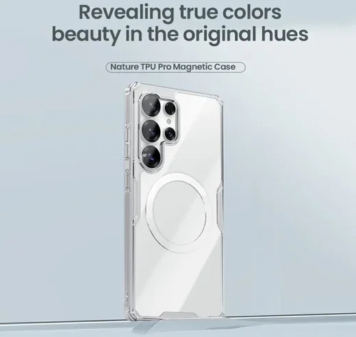 Nillkin Nature Pro Samsung Galaxy S25 Ultra Hoesje MagSafe / Qi2 Back Cover Wit afbeelding 4