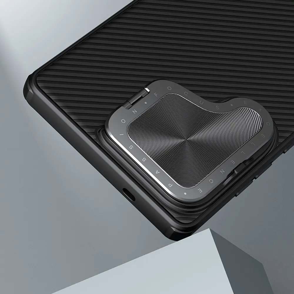 Nillkin CamShield Prop Samsung Galaxy S25 Ultra Hoesje MagSafe / Qi2 Zwart afbeelding 8