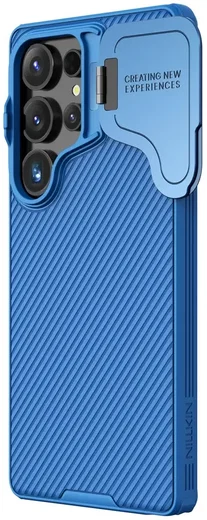 Nillkin CamShield Prop Samsung Galaxy S25 Ultra Hoesje MagSafe / Qi2 Blauw afbeelding 3