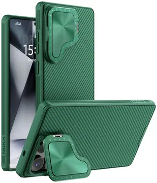 Nillkin CamShield Prop Samsung Galaxy S25 Ultra Hoesje MagSafe / Qi2 Groen