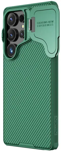 Nillkin CamShield Prop Samsung Galaxy S25 Ultra Hoesje MagSafe / Qi2 Groen afbeelding 3