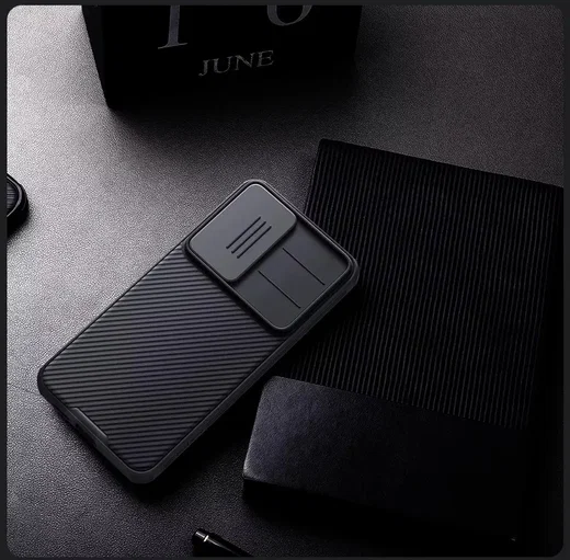 Nillkin CamShield Samsung Galaxy S25 Hoesje met Camera Slider Back Cover Zwart afbeelding 9