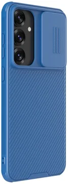 Nillkin CamShield Samsung Galaxy S25 Hoesje met Camera Slider Back Cover Blauw