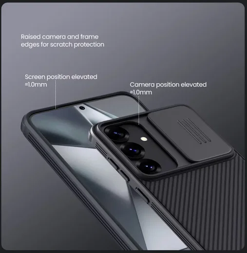 Nillkin CamShield Samsung Galaxy S25 Plus Hoesje Camera Slider Back Cover Zwart afbeelding 9