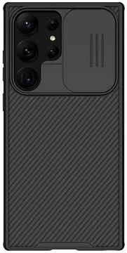 Nillkin CamShield Samsung Galaxy S25 Ultra Hoesje Camera Slider Back Cover Zwart