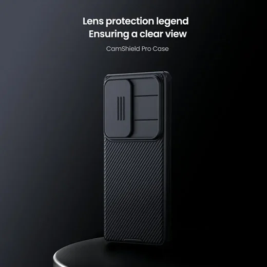 Nillkin CamShield Samsung Galaxy S25 Ultra Hoesje Camera Slider Back Cover Zwart afbeelding 4