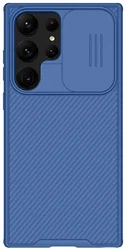 Nillkin CamShield Samsung Galaxy S25 Ultra Hoesje Camera Slider Back Cover Blauw afbeelding
