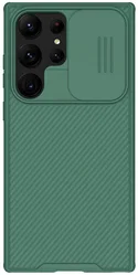 Nillkin CamShield Samsung Galaxy S25 Ultra Hoesje Camera Slider Back Cover Groen afbeelding