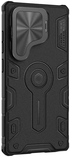 Nillkin CamShield Armor Prop Samsung Galaxy S25 Ultra Hoesje MagSafe / Qi2 Zwart afbeelding 17