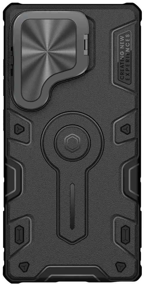 Nillkin CamShield Armor Prop Samsung Galaxy S25 Ultra Hoesje MagSafe / Qi2 Zwart afbeelding 2