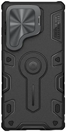 Nillkin CamShield Armor Prop Samsung Galaxy S25 Ultra Hoesje MagSafe / Qi2 Zwart afbeelding 2