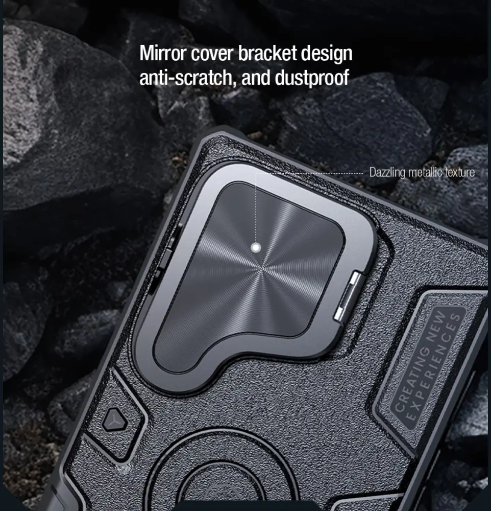Nillkin CamShield Armor Prop Samsung Galaxy S25 Ultra Hoesje MagSafe / Qi2 Blauw afbeelding 11