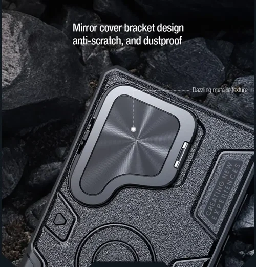 Nillkin CamShield Armor Prop Samsung Galaxy S25 Ultra Hoesje MagSafe / Qi2 Blauw afbeelding 11