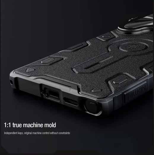 Nillkin CamShield Armor Prop Samsung Galaxy S25 Ultra Hoesje MagSafe / Qi2 Blauw afbeelding 16