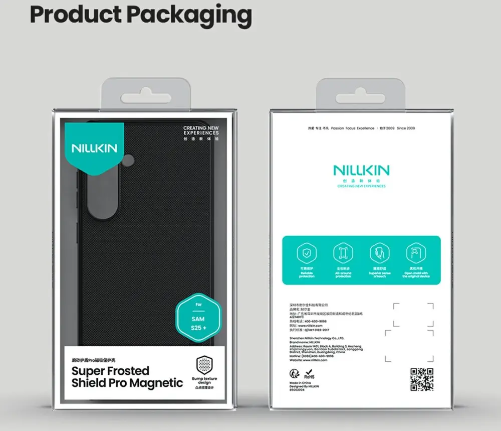 Nillkin Super Frosted Shield Samsung Galaxy S25 Plus Hoesje Back Cover Zwart afbeelding 16
