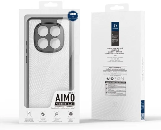 Dux Ducis Aimo Xiaomi Poco X7 / Redmi Note 14 Pro 5G Hoesje Back Cover Zwart afbeelding 10