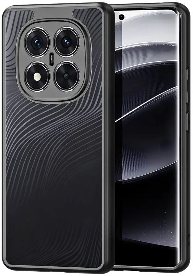 Dux Ducis Aimo Xiaomi Redmi Note 14 Pro Plus Hoesje Back Cover Zwart afbeelding 1