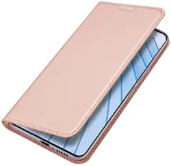 Dux Ducis Skin Pro Xiaomi Redmi Note 14 5G Hoesje Portemonnee Book Case Roze afbeelding