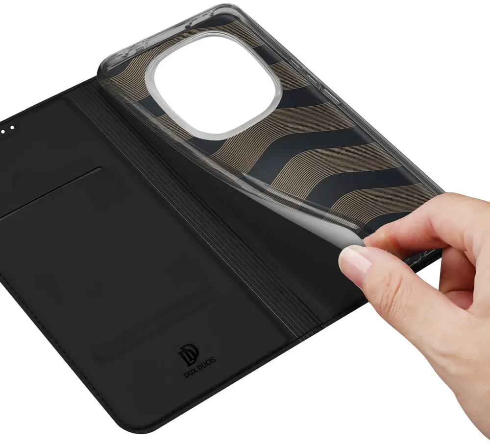 Dux Ducis Skin Pro Xiaomi Poco X7 / Redmi Note 14 Pro 5G Hoesje Book Case Zwart afbeelding 8