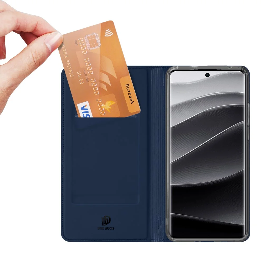 Dux Ducis Skin Pro Xiaomi Redmi Note 14 Pro Plus Hoesje Book Case Blauw afbeelding 2