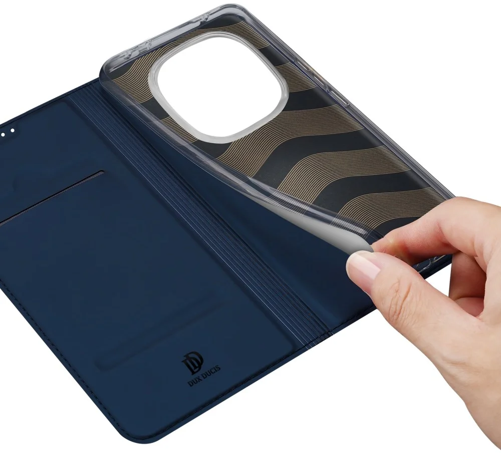 Dux Ducis Skin Pro Xiaomi Redmi Note 14 Pro Plus Hoesje Book Case Blauw afbeelding 8