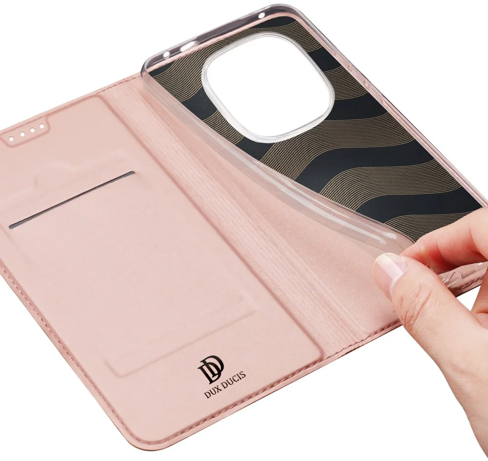 Dux Ducis Skin Pro Xiaomi Redmi Note 14 Pro Plus Hoesje Book Case Roze afbeelding 8