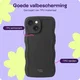 HappyCase Wavy Apple iPhone 17e / 16e  Hoesje TPU Back Cover Zwart afbeelding 4
