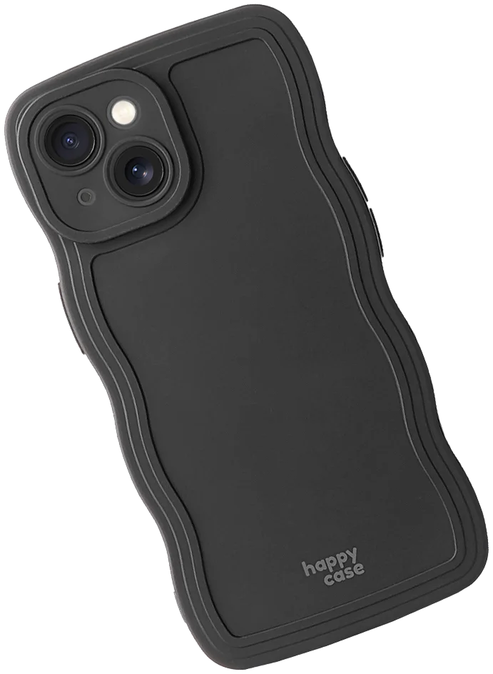 HappyCase Wavy Apple iPhone 17e / 16e  Hoesje TPU Back Cover Zwart afbeelding 12