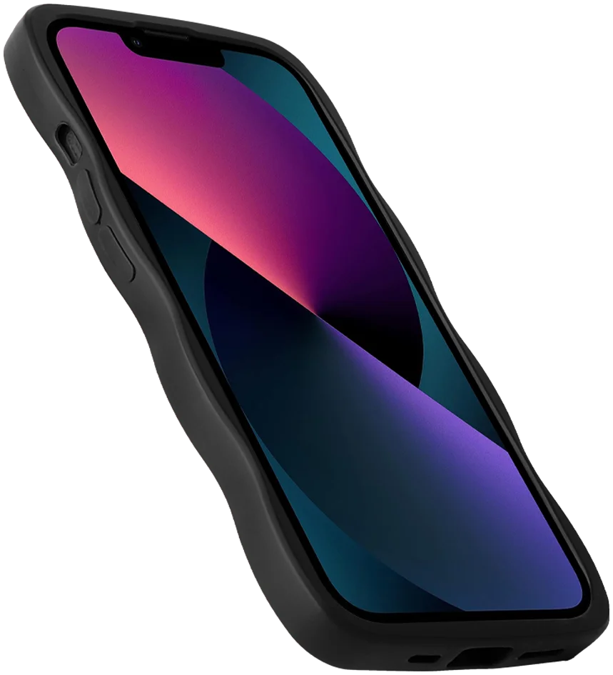 HappyCase Wavy Apple iPhone 17e / 16e  Hoesje TPU Back Cover Zwart afbeelding 13