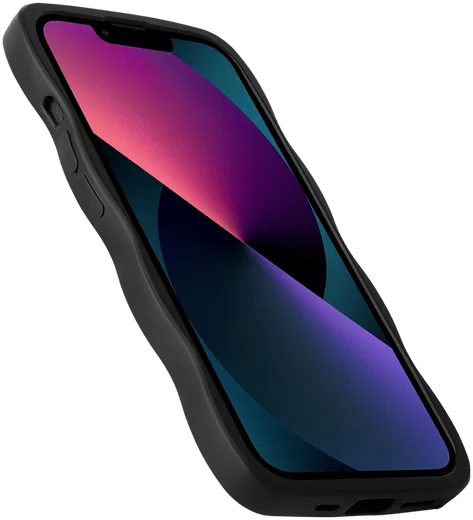 HappyCase Wavy Apple iPhone 17e / 16e  Hoesje TPU Back Cover Zwart afbeelding 13