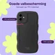 HappyCase Wavy Apple iPhone 12 Hoesje TPU Back Cover Zwart afbeelding 5
