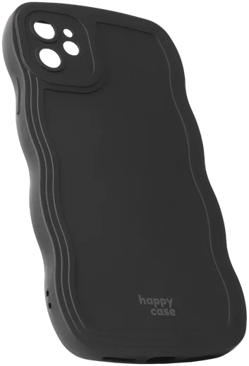 HappyCase Wavy Apple iPhone 12 Hoesje TPU Back Cover Zwart afbeelding 11