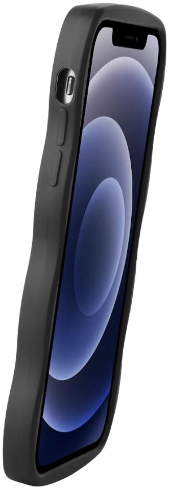 HappyCase Wavy Apple iPhone 12 Hoesje TPU Back Cover Zwart afbeelding 14